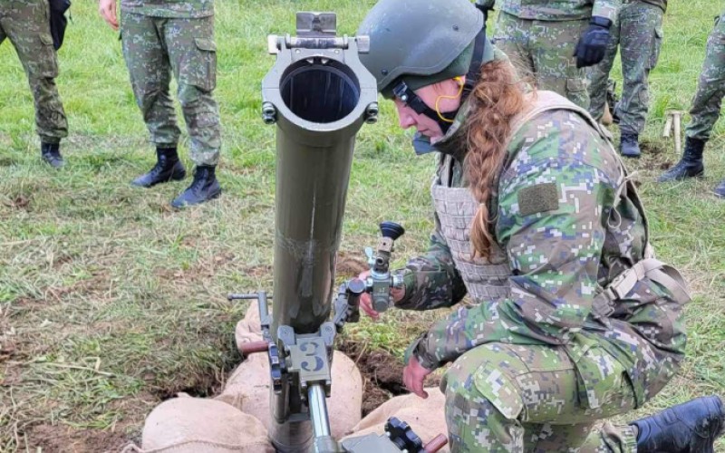 Odborná príprava študentov - delostrelcov