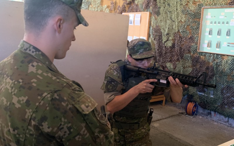 Preskúšanie prvákov zo streleckej prípravy