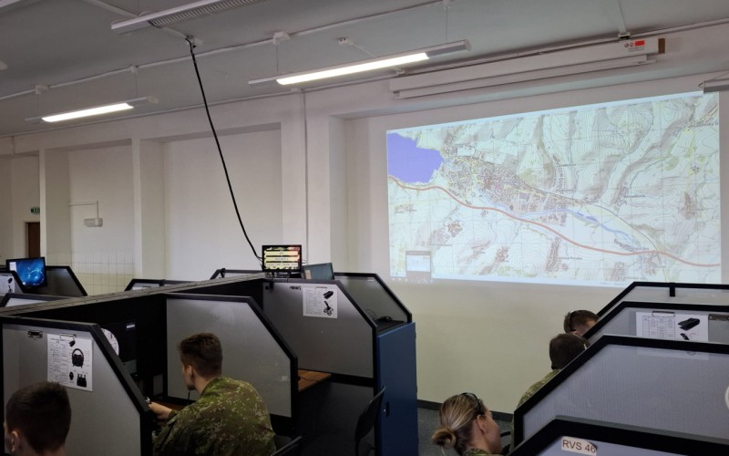 Cvičenie kadetov 3. ročníka