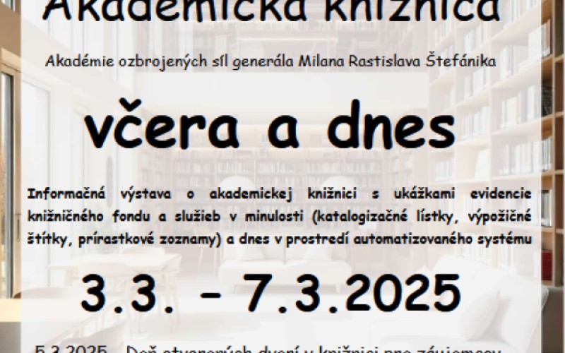 Marec – mesiac knihy v akademickej knižnici