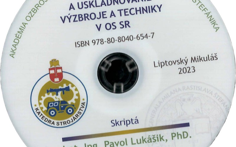 CD-ROM: Ošetrovanie a uskladňovanie výzbroje a techniky v OS SR