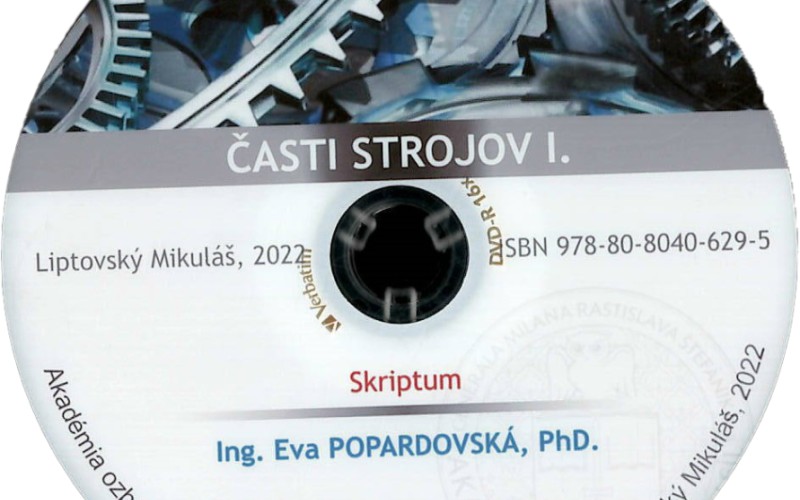 CD-ROM: Časti strojov I.: skriptum