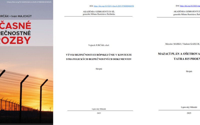 Nové voľne dostupné publikácie AOS