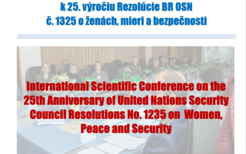Nový zborník k 25. výročiu Rezolúcie BR OSN č. 1325 v katalógu AK AOS