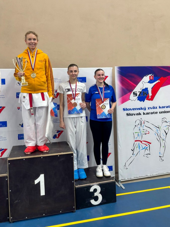 Striebro a bronz na seniorských Majstrovstvách Slovenska v karate