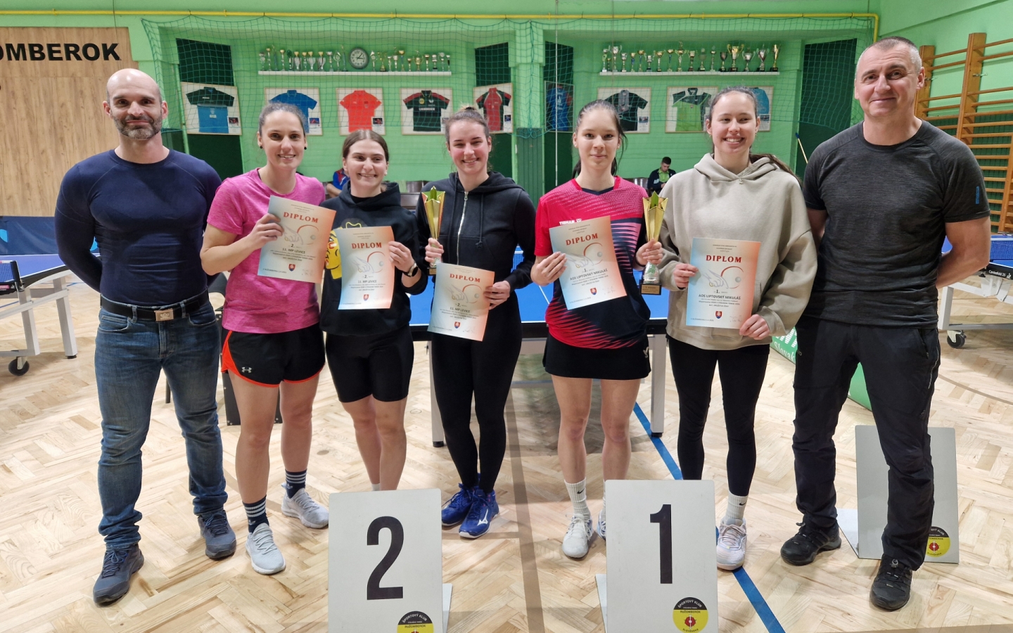 Kadetka AOS zažiarila na Majstrovstvách OS SR v stolnom tenise