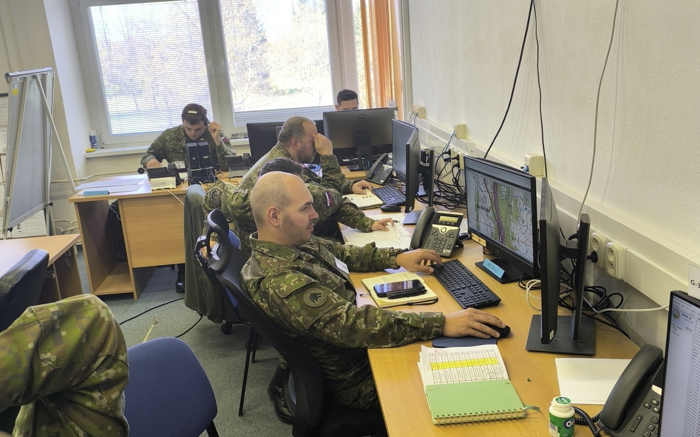 Komplexný štábny nácvik veliteľstva 1. mechanizovanej brigády s podriadenými jednotkami