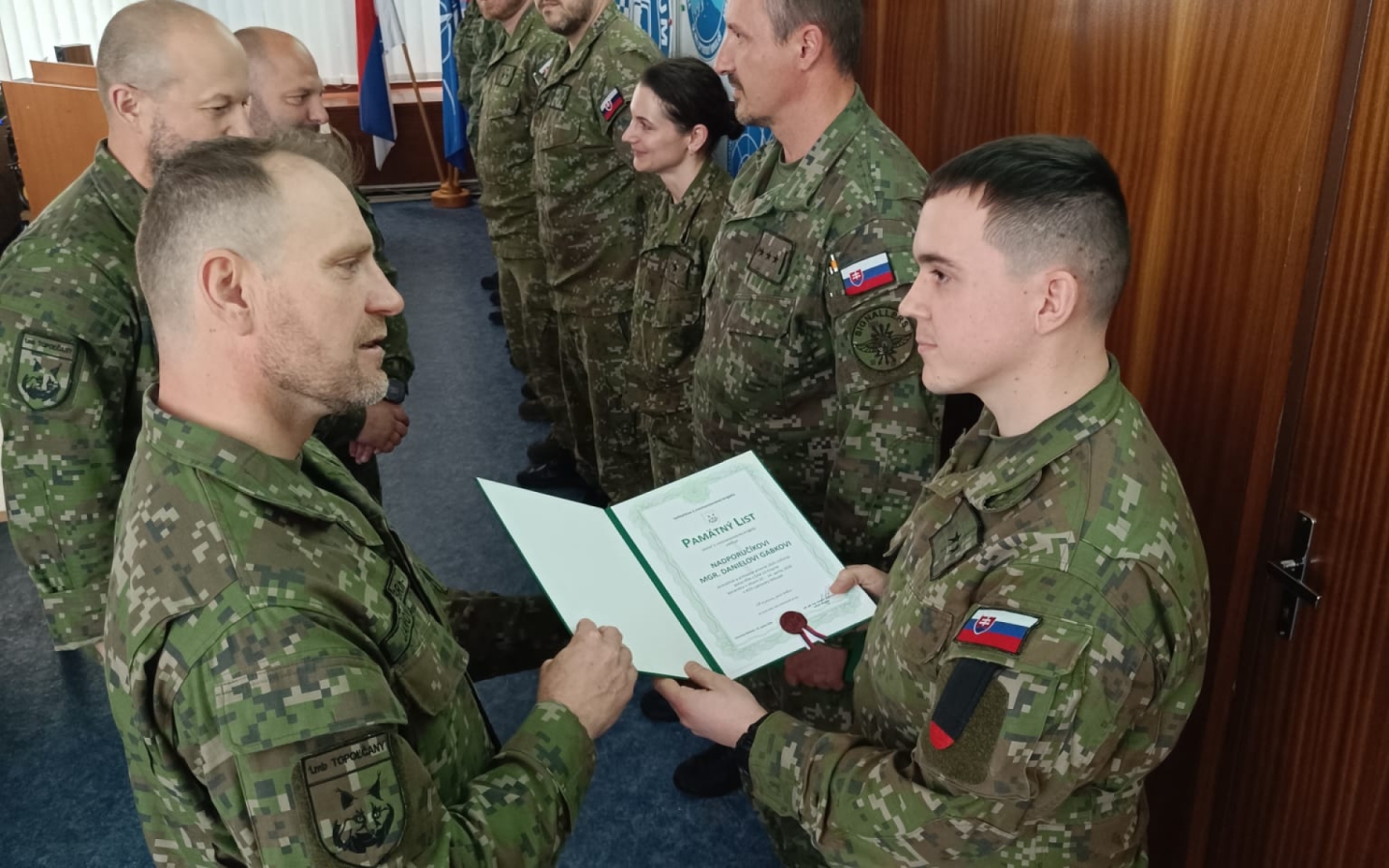 Komplexný štábny nácvik veliteľstva 1. mechanizovanej brigády s podriadenými jednotkami