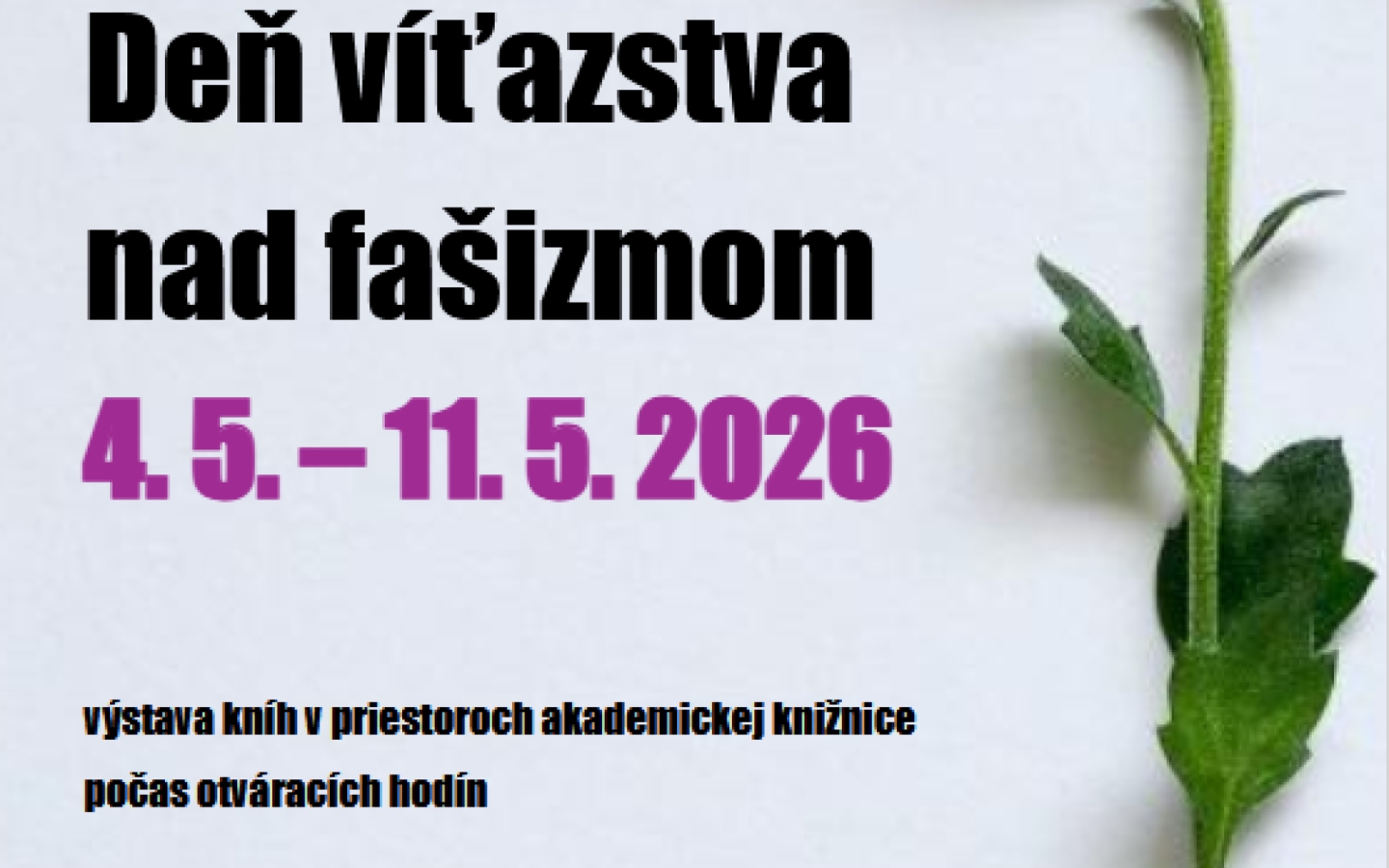 Pripomíname si... Deň víťazstva nad fašizmom
