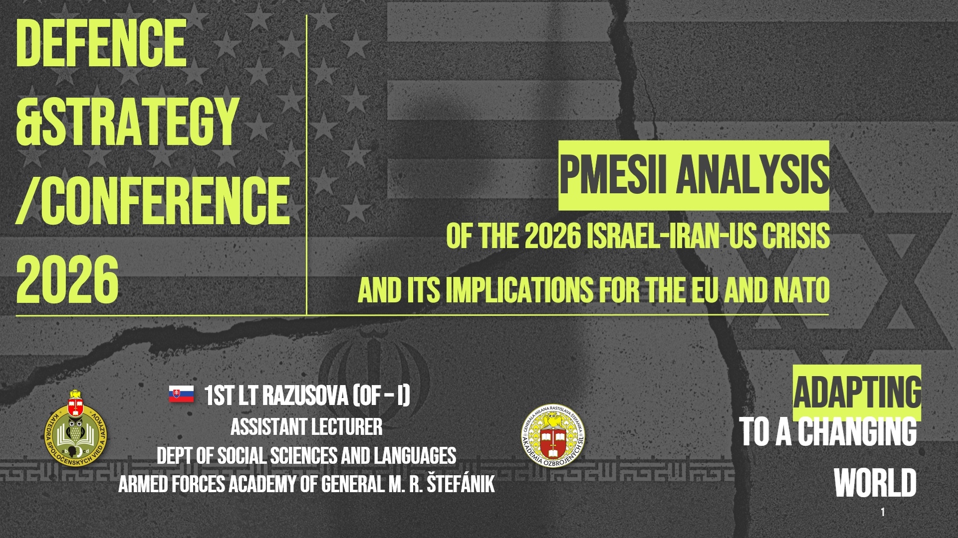 Participation in the International Conference Defence & Strategy 2026 in Prague