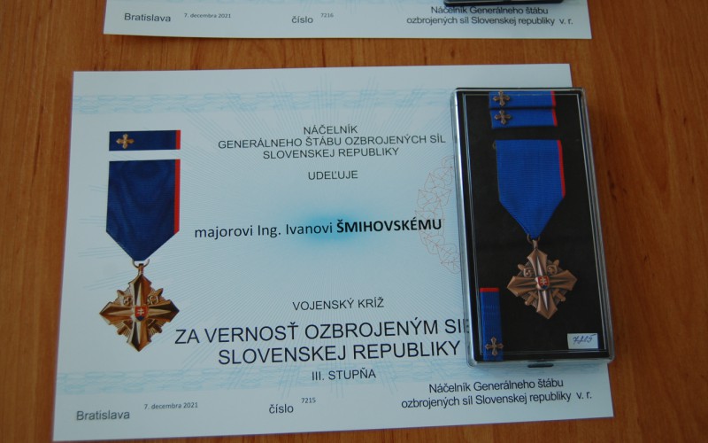 Ocenenie za výkon štátnej služby