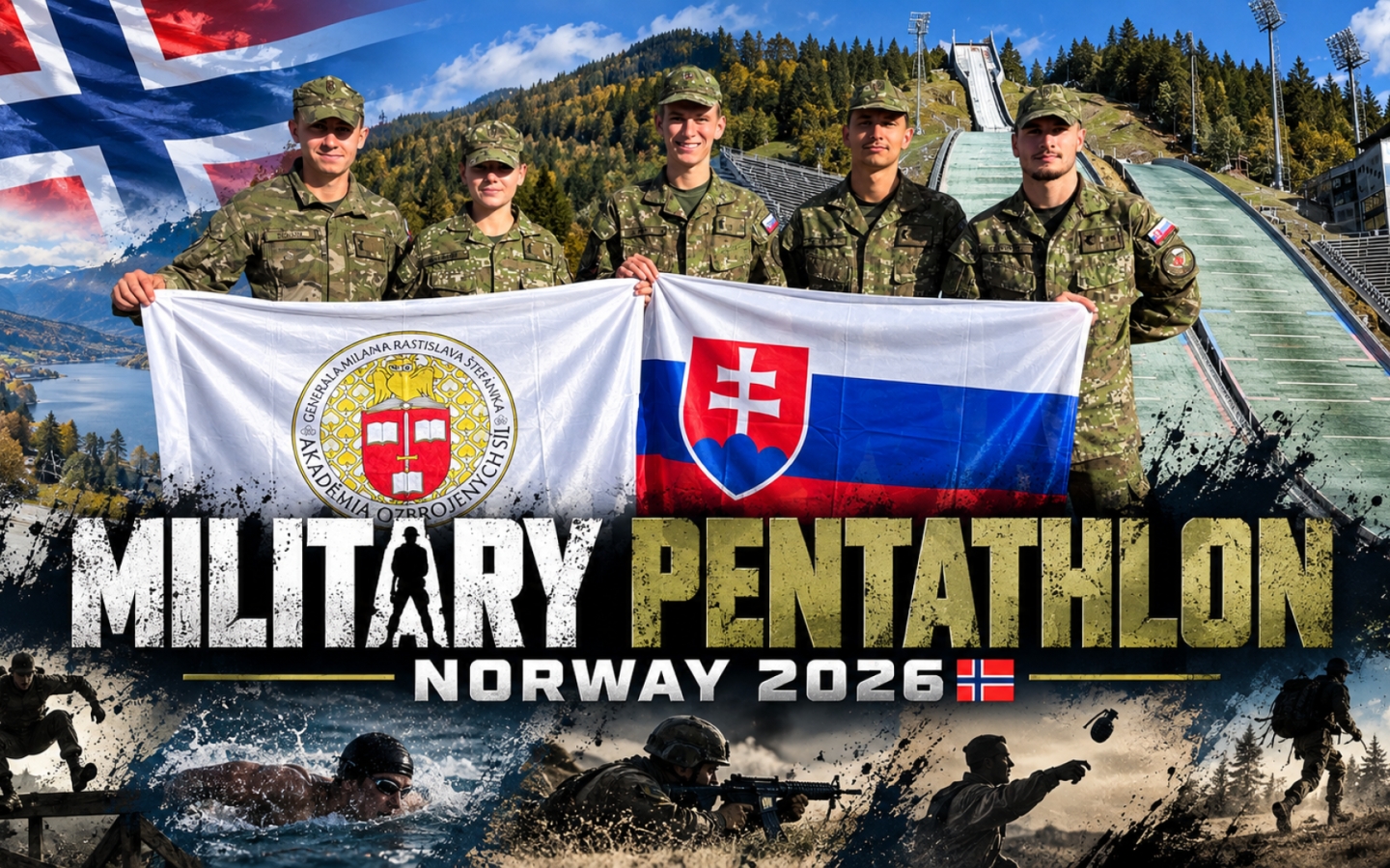 Víťazné ťaženie AOS na Military Pentathlon 2026 v Nórsku