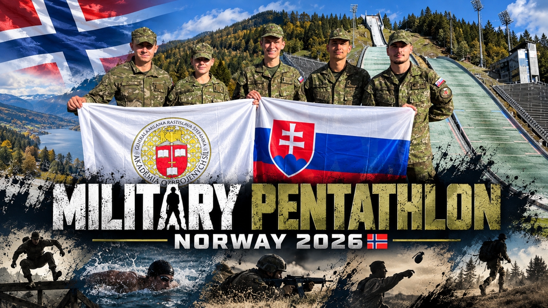 Kadetom sa v Nórsku podaril výnimočný úspech v Military Pentathlone