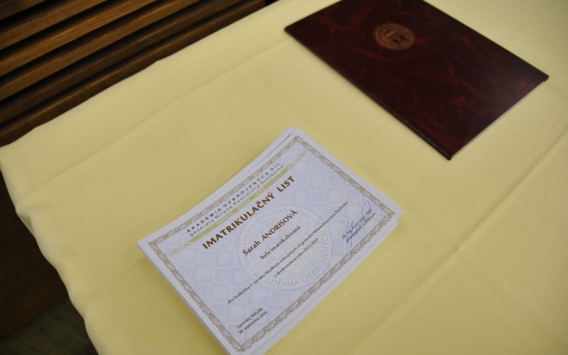 Začal sa nový akademický rok