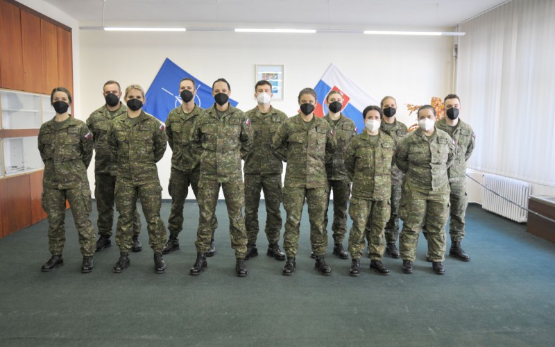 Ukončenie 26. DKAVŠ pre odbornosť vojenské zdravotníctvo