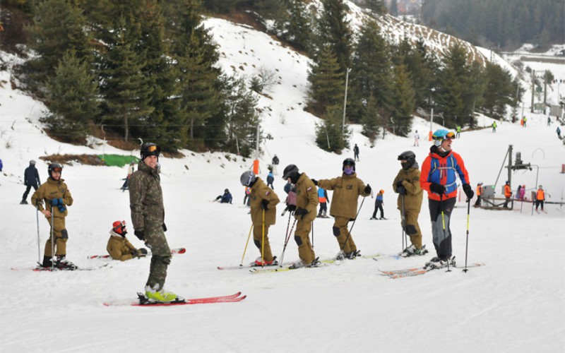 Zimný výcvik kadetov