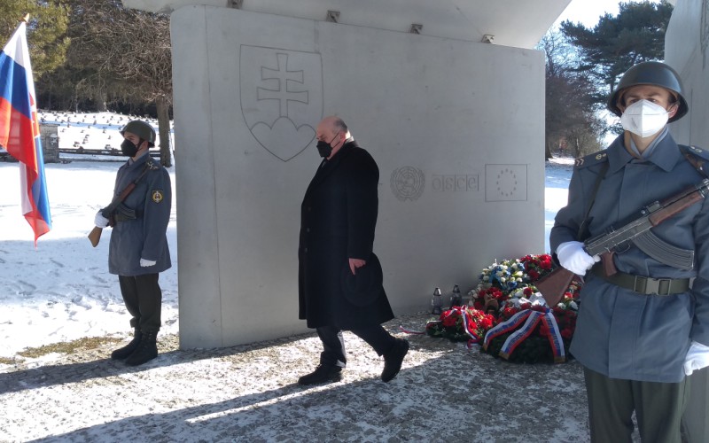 Spomienka na obete leteckého nešťastia pri obci Hejce