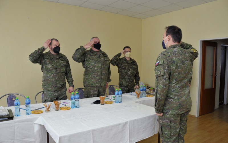 Záverečné skúšky z Vojenského programu pre kadetov,  01. - 04. 02. 2022