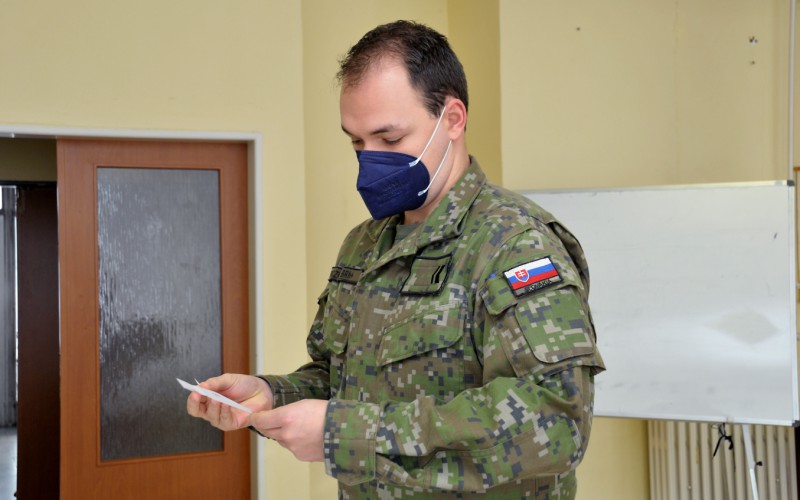 Záverečné skúšky z Vojenského programu pre kadetov,  01. - 04. 02. 2022