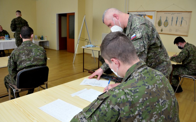 Záverečné skúšky z Vojenského programu pre kadetov,  01. - 04. 02. 2022