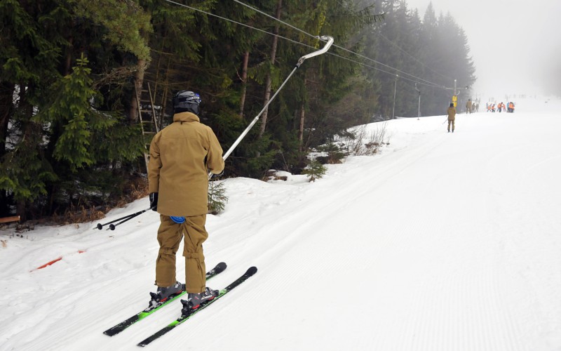 Winter physical education field trainig of cadets, February 16th 2022