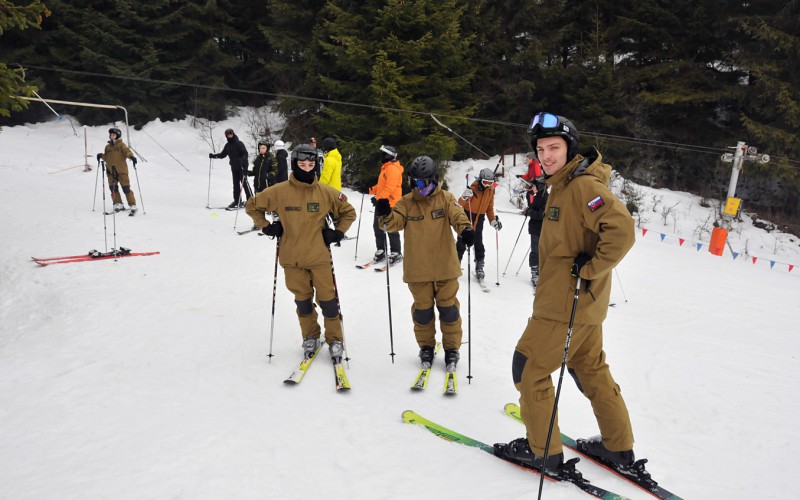 Winter physical education field trainig of cadets, February 16th 2022