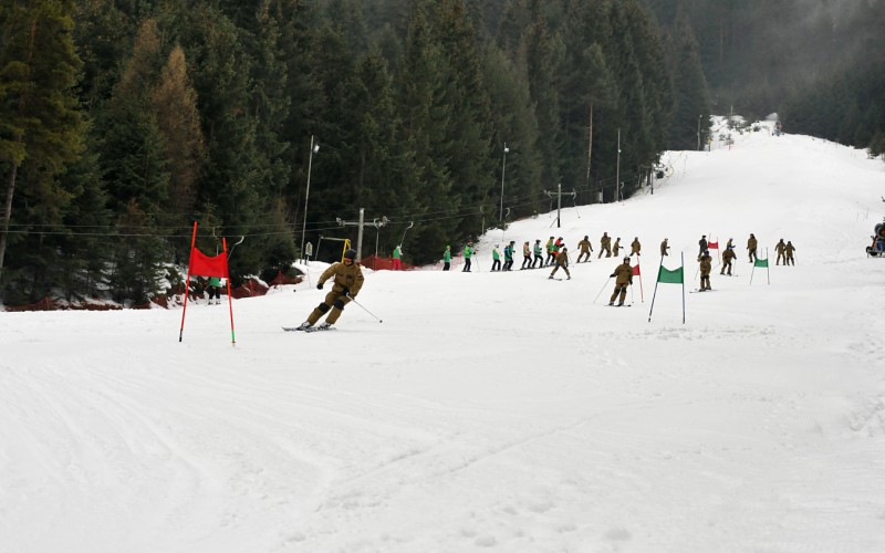 Winter physical education field trainig of cadets, February 16th 2022