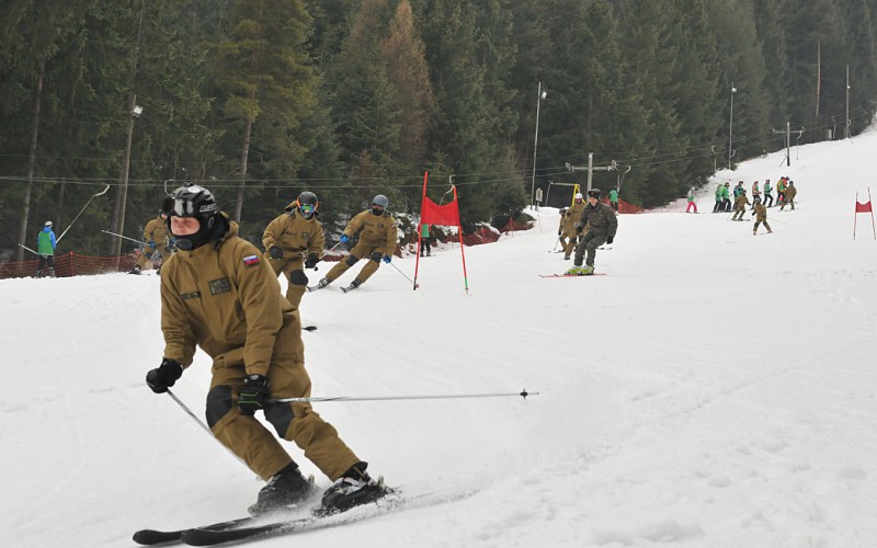Winter physical education field trainig of cadets, February 16th 2022