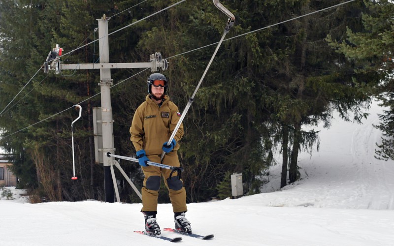 Winter physical education field trainig of cadets, February 16th 2022