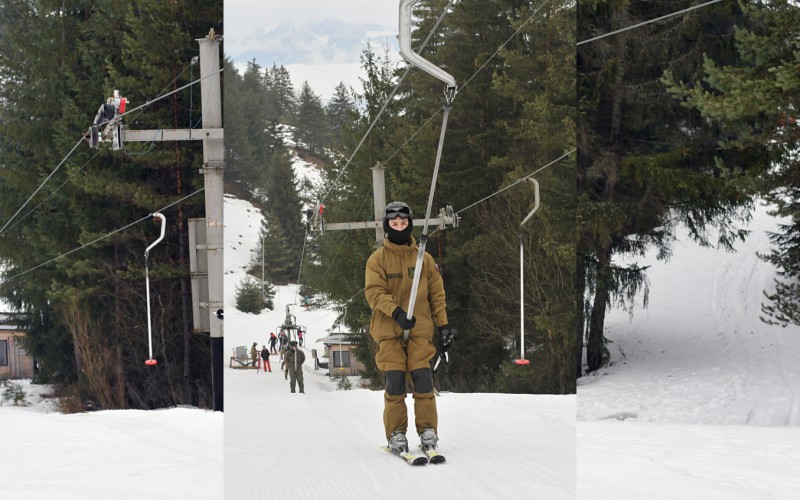 Winter physical education field trainig of cadets, February 16th 2022