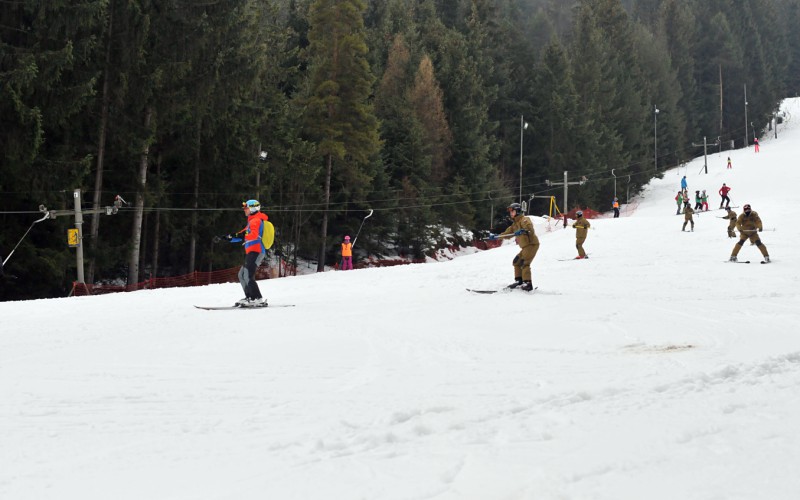 Winter physical education field trainig of cadets, February 16th 2022