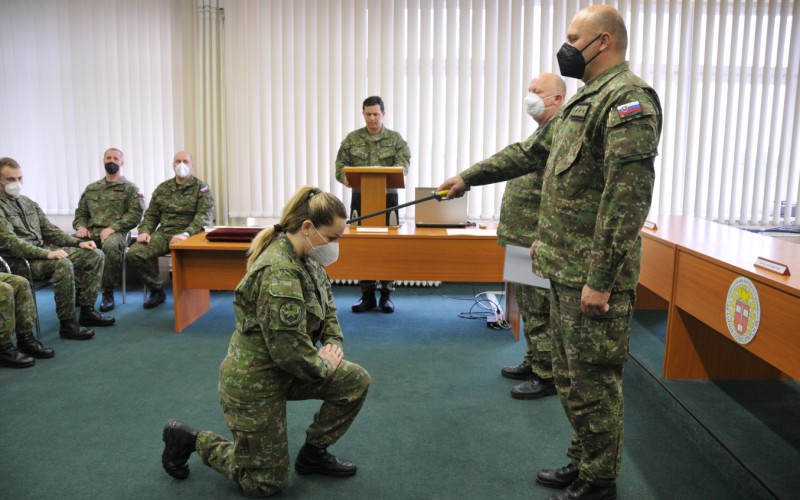 Final exams and solemn closing ceremony of University Graduates Officers’ Course, March 31st 2022