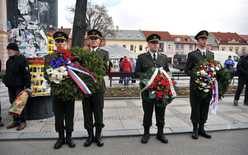 Memorial act on the occasion of the 77th anniversary of the liberation of the town, Liptovský Mikuláš, April 4th 2022