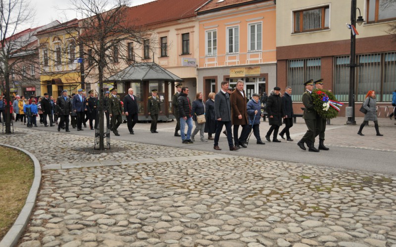 Memorial act on the occasion of the 77th anniversary of the liberation of the town, Liptovský Mikuláš, April 4th 2022