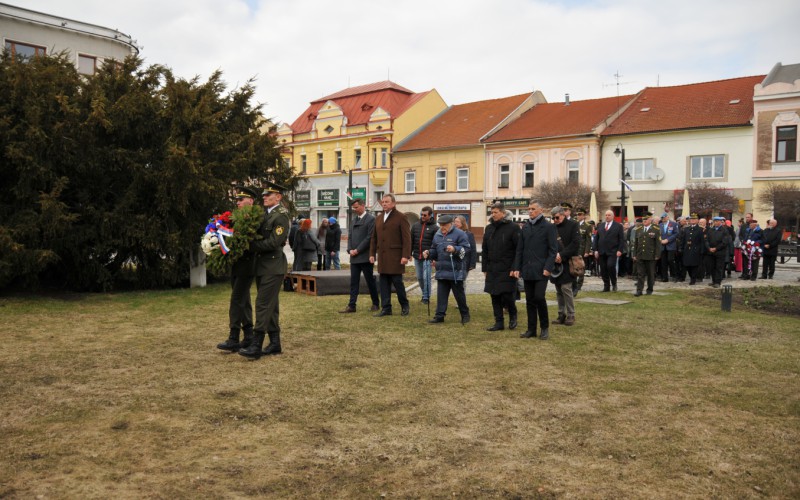 Memorial act on the occasion of the 77th anniversary of the liberation of the town, Liptovský Mikuláš, April 4th 2022