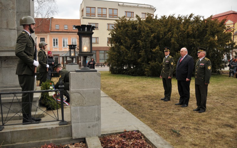 Memorial act on the occasion of the 77th anniversary of the liberation of the town, Liptovský Mikuláš, April 4th 2022