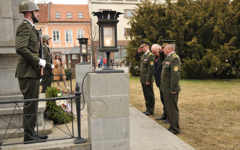 Memorial act on the occasion of the 77th anniversary of the liberation of the town, Liptovský Mikuláš, April 4th 2022