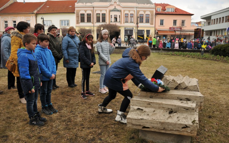 Memorial act on the occasion of the 77th anniversary of the liberation of the town, Liptovský Mikuláš, April 4th 2022