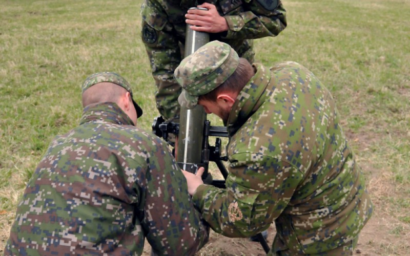 Odborná príprava kadetov vo VP Lešť, delostrelecké jednotky, 22. 04. 2022