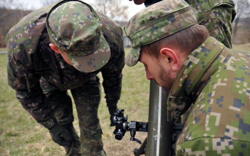 Odborná príprava kadetov vo VP Lešť, delostrelecké jednotky, 22. 04. 2022