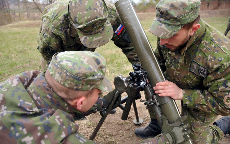 Odborná príprava kadetov vo VP Lešť, delostrelecké jednotky, 22. 04. 2022