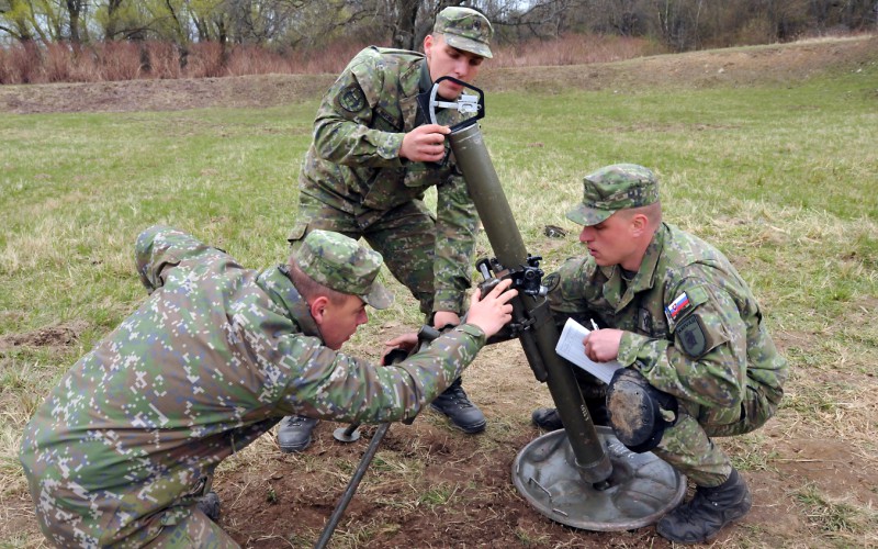 Odborná príprava kadetov vo VP Lešť, delostrelecké jednotky, 22. 04. 2022
