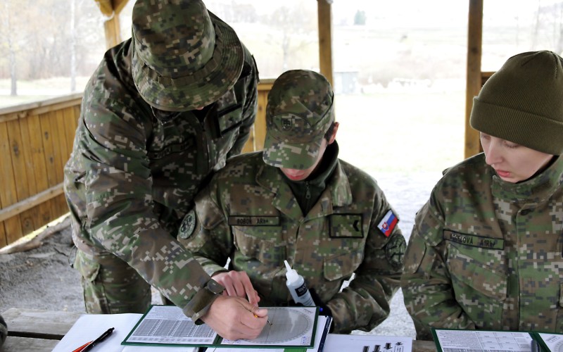 Odborná príprava kadetov vo VP Lešť, delostrelecké jednotky, 22. 04. 2022