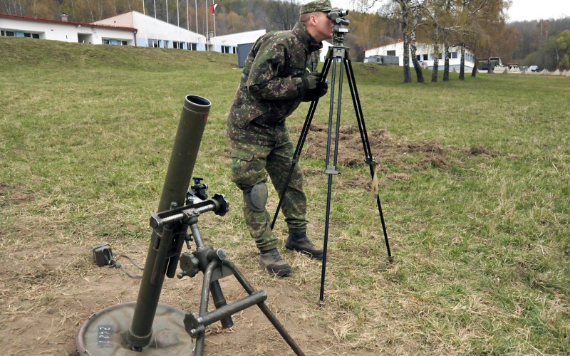 Odborná príprava kadetov vo VP Lešť, delostrelecké jednotky, 22. 04. 2022