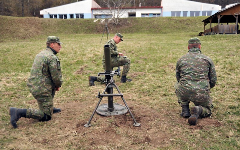 Odborná príprava kadetov vo VP Lešť, delostrelecké jednotky, 22. 04. 2022