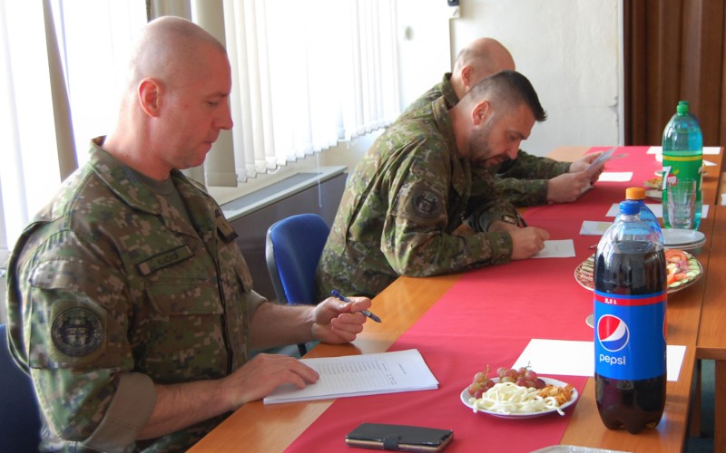 Final exams on University Graduates Officers’ Course, May 12th 2022