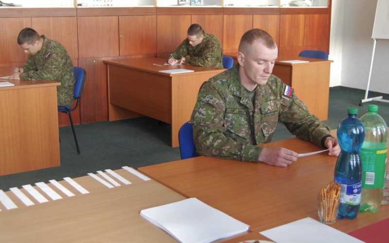 Final exams on University Graduates Officers’ Course, May 12th 2022