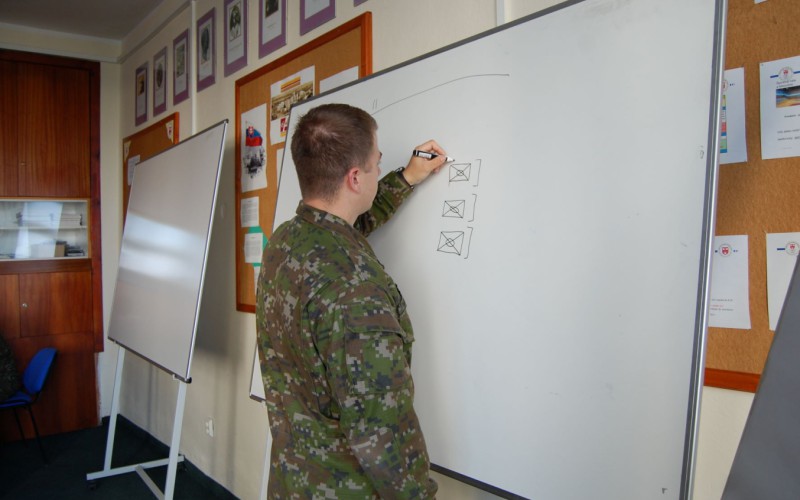 Final exams on University Graduates Officers’ Course, May 12th 2022