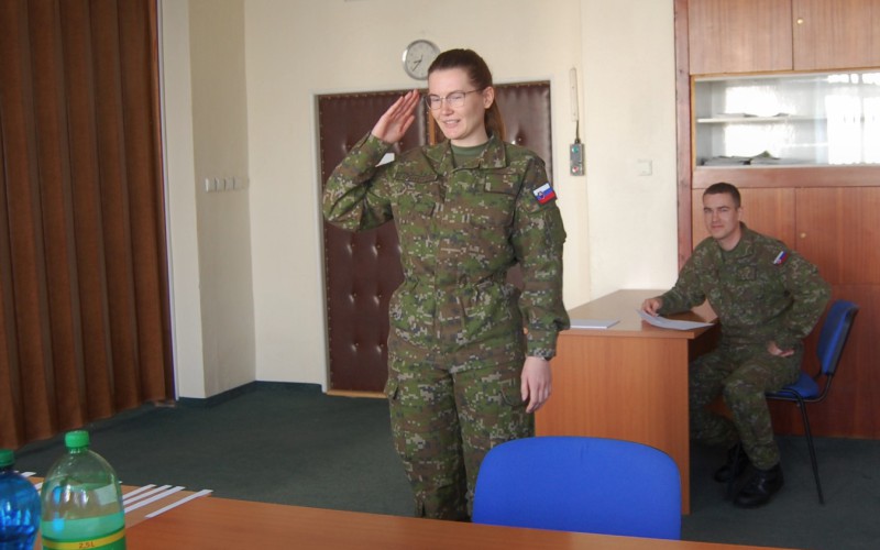 Final exams on University Graduates Officers’ Course, May 12th 2022