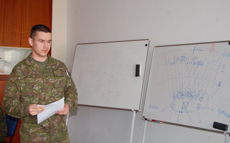 Final exams on University Graduates Officers’ Course, May 12th 2022